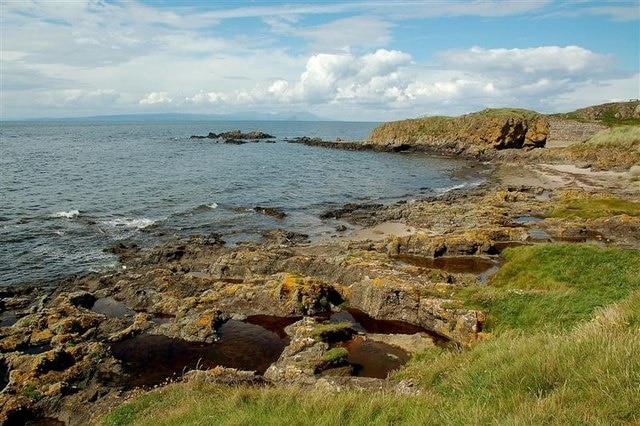 From Turnberry Point Looking across the Firth of Clyde towards Arran.