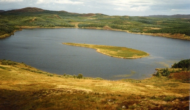 Lochan a Mhadaidh Riabhaich I think the name means "Lochan of the Grey Wolf". The area could do with a few wolves as there are too many deer around.