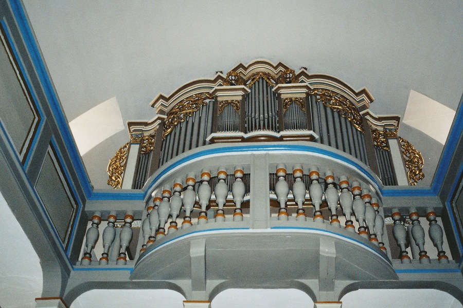 Pfiffelbach, the village church - the organ