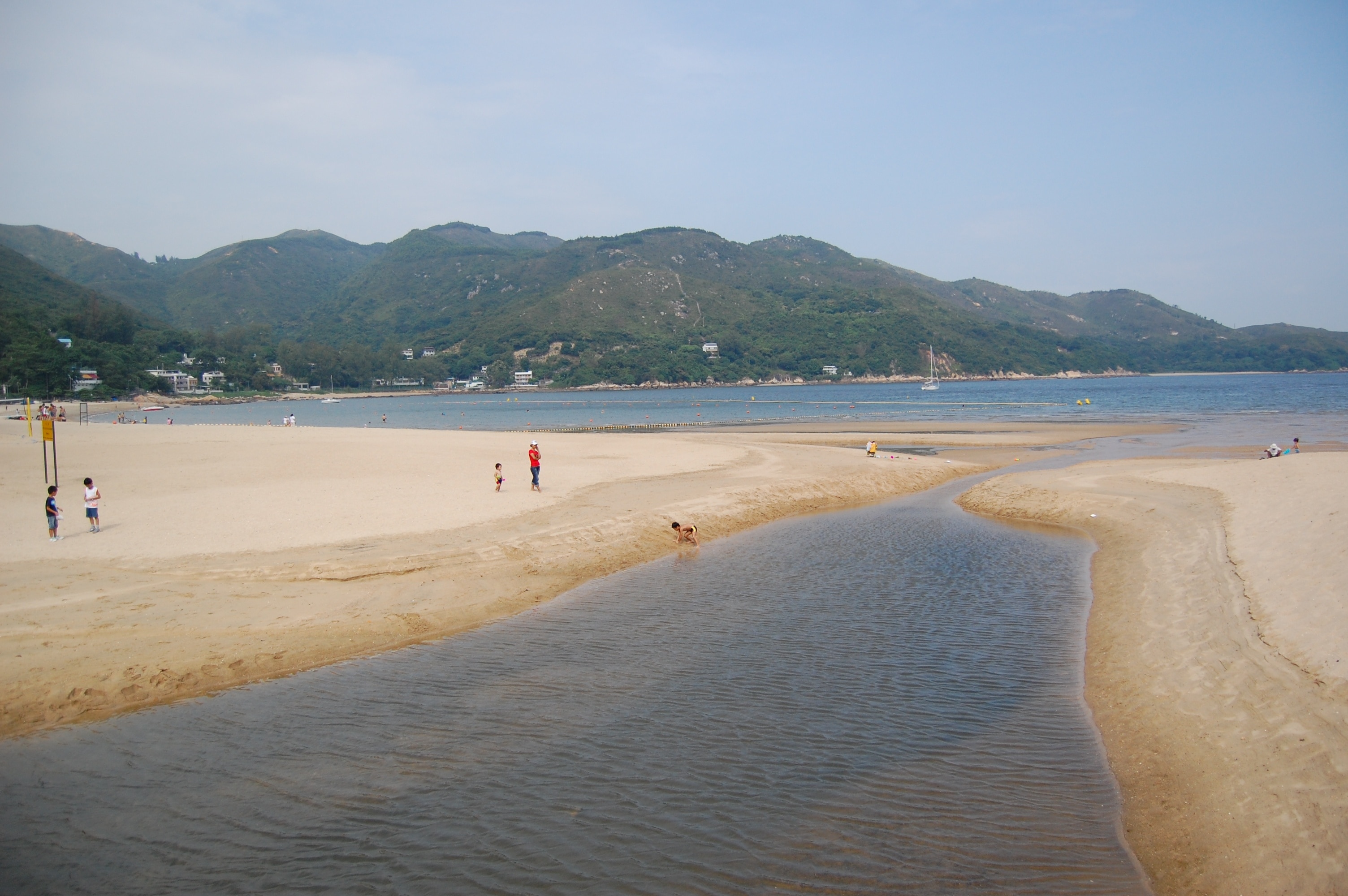 Silvermine Bay Beach at Mui Wo, Lantau Island