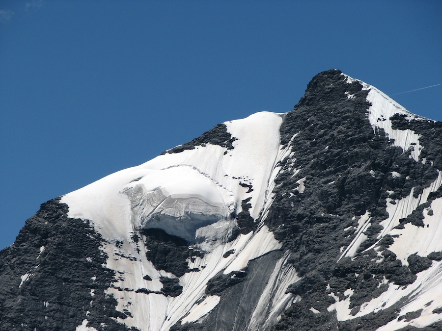 Petite or Grande Sassiere, from the Piano di Vaudet, Valgrisenche valley above Bezzi