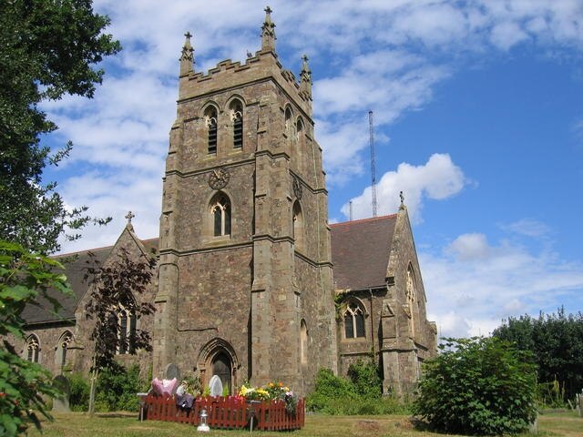 Southeast tower of the parish church of St Mary de Wyche, Wychbold, Worcestershire