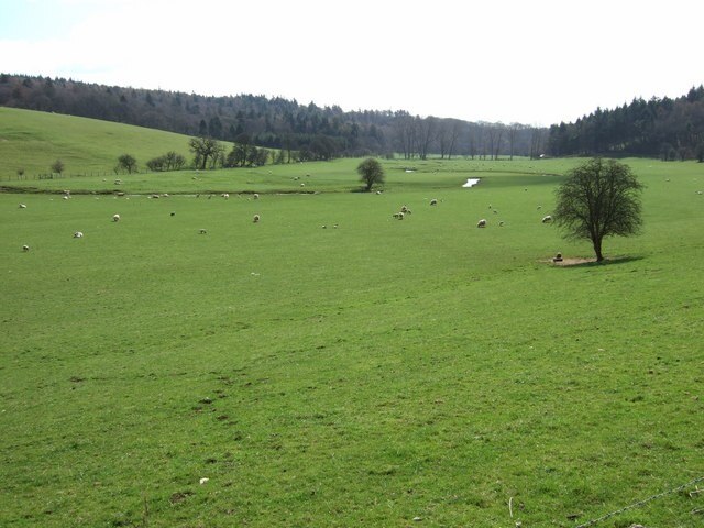 Coln Valley The beautiful Coln Valley deep in the Gloucestershire countryside between Cheltenham and Northleach. The River Coln meanders among verdant fields dotted with spring lambs and their mothers. (This photo was taken from just across the gridline in the adjacent square.)