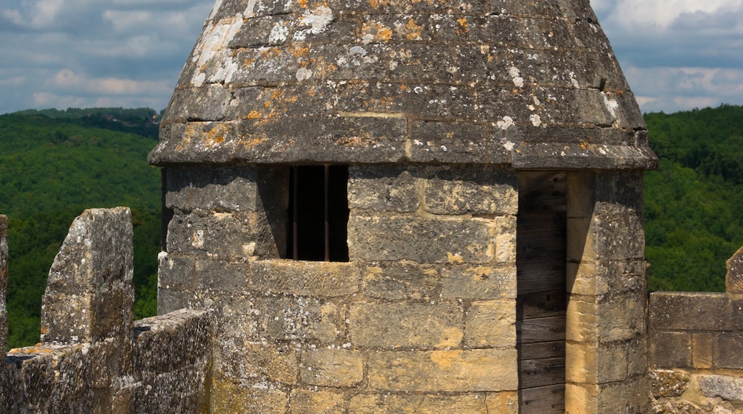 Watchtower at Château de Beynac, Dordogne, France.