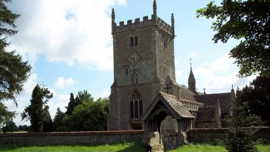 Photo "Church of England parish church of St Mary Magdalene, South Marston, Wiltshire, viewed from the west" by Trish Steel (Creative Commons Attribution-Share Alike 2.0) / Cropped from original