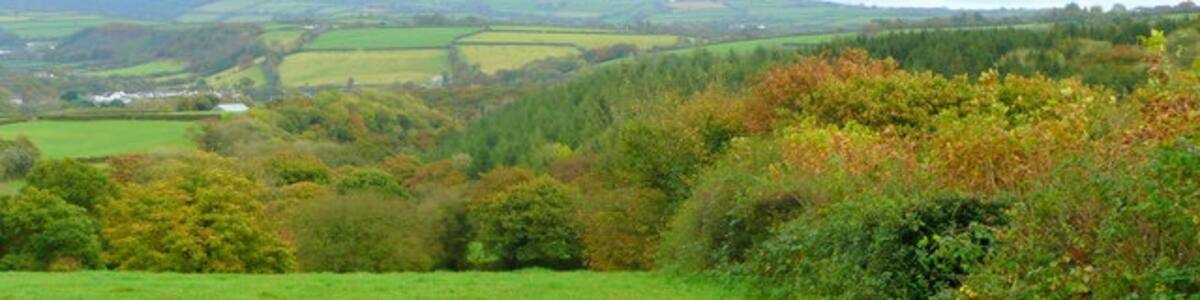 Photo "View over the Gwili valley Looking south-east from Henfryn across the heart of Carmarthenshire." by Jonathan Billinger (Creative Commons Attribution-Share Alike 2.0) / Cropped from original