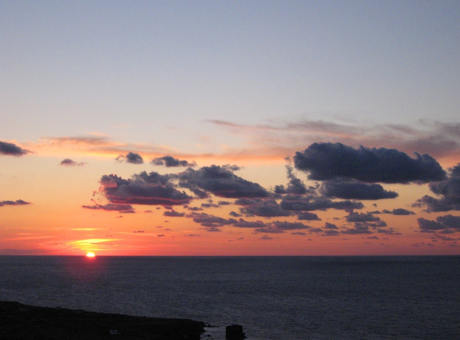 Sunset in Ustica