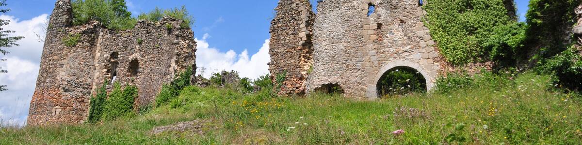 Photo "Ruines de Montgilbert" by Sietze Kraak (Creative Commons Attribution 3.0) / Cropped from original