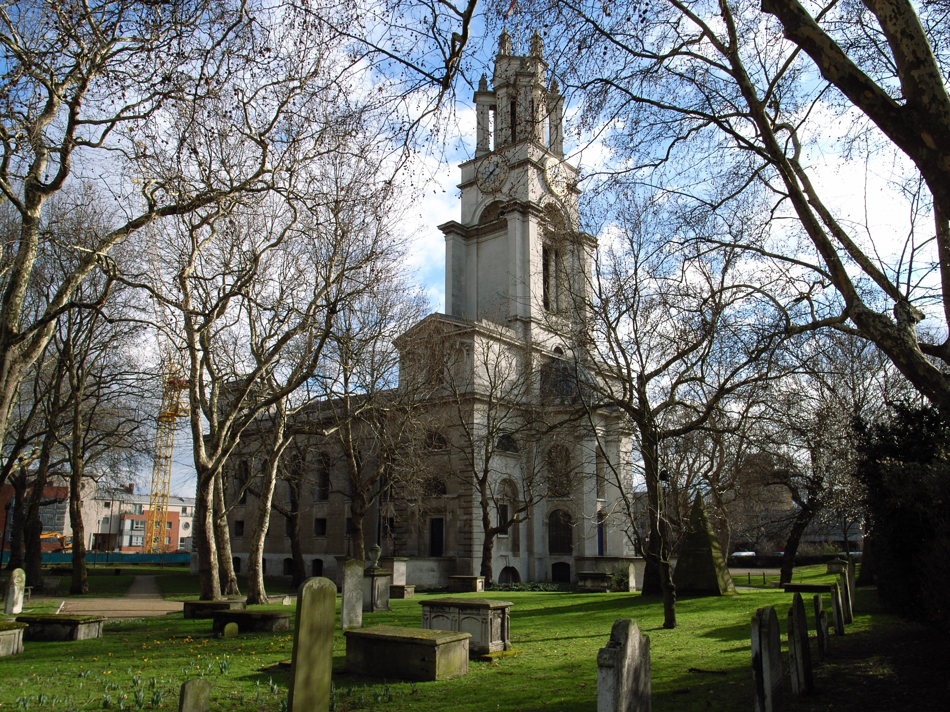 St Anne Limehouse (1714-30), by Nicholas Hawksmoor