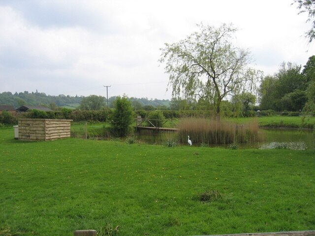 Pond by Moors Lane. A small man-made pond beside Moors Lane at the junction of the bridleway towards Andy's Barn.