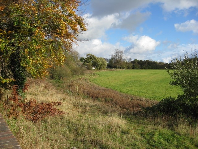 View across fields near Butterley Station