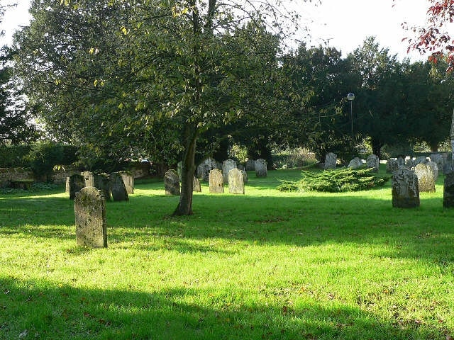 Standing Stones In the churchyard of St. Peter's, Yaxham.