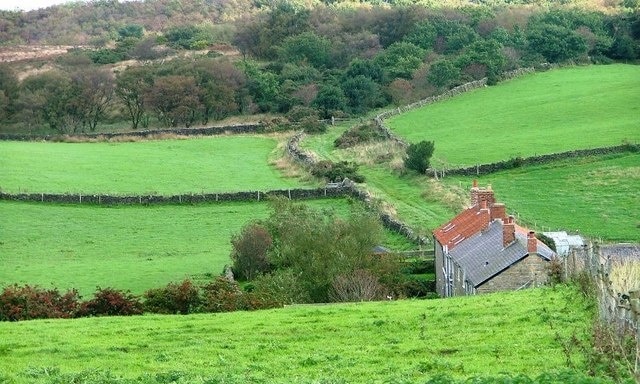 St, Ives Farm With Public Bridleway to Boggle Hole behind.