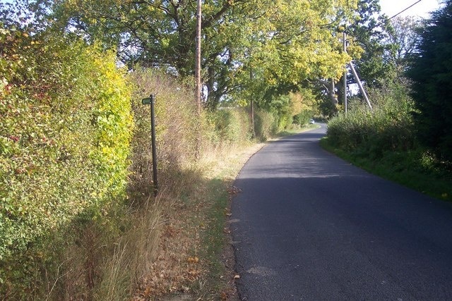 High Halden Road near Ledger Farm This road leads to Further Quarter and Bethersden from Biddenden and Stede Quarter. The footpath on the left leads through several horse and pony paddocks, before heading through fields towards Bethersden Road.