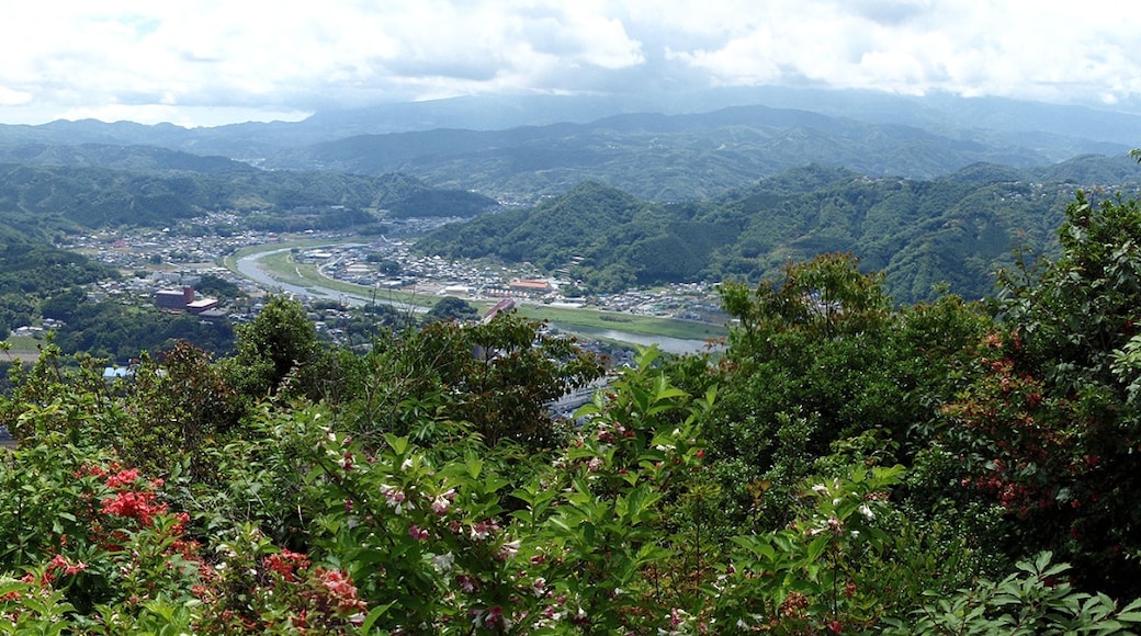 The East view of Mount Jō (Jō-yama) in Izunokuni, Shizuoka Prefecture, Honshu, Japan.