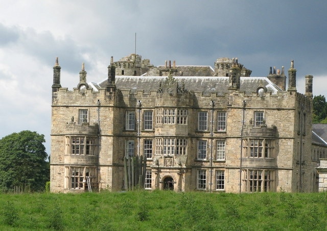 The southeast wing of Chipchase Castle