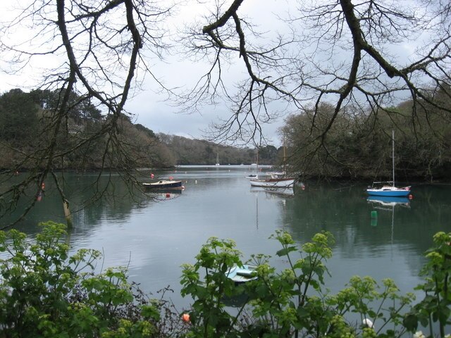 Porth Navas A peaceful spring afternoon, at high tide in Porth Navas