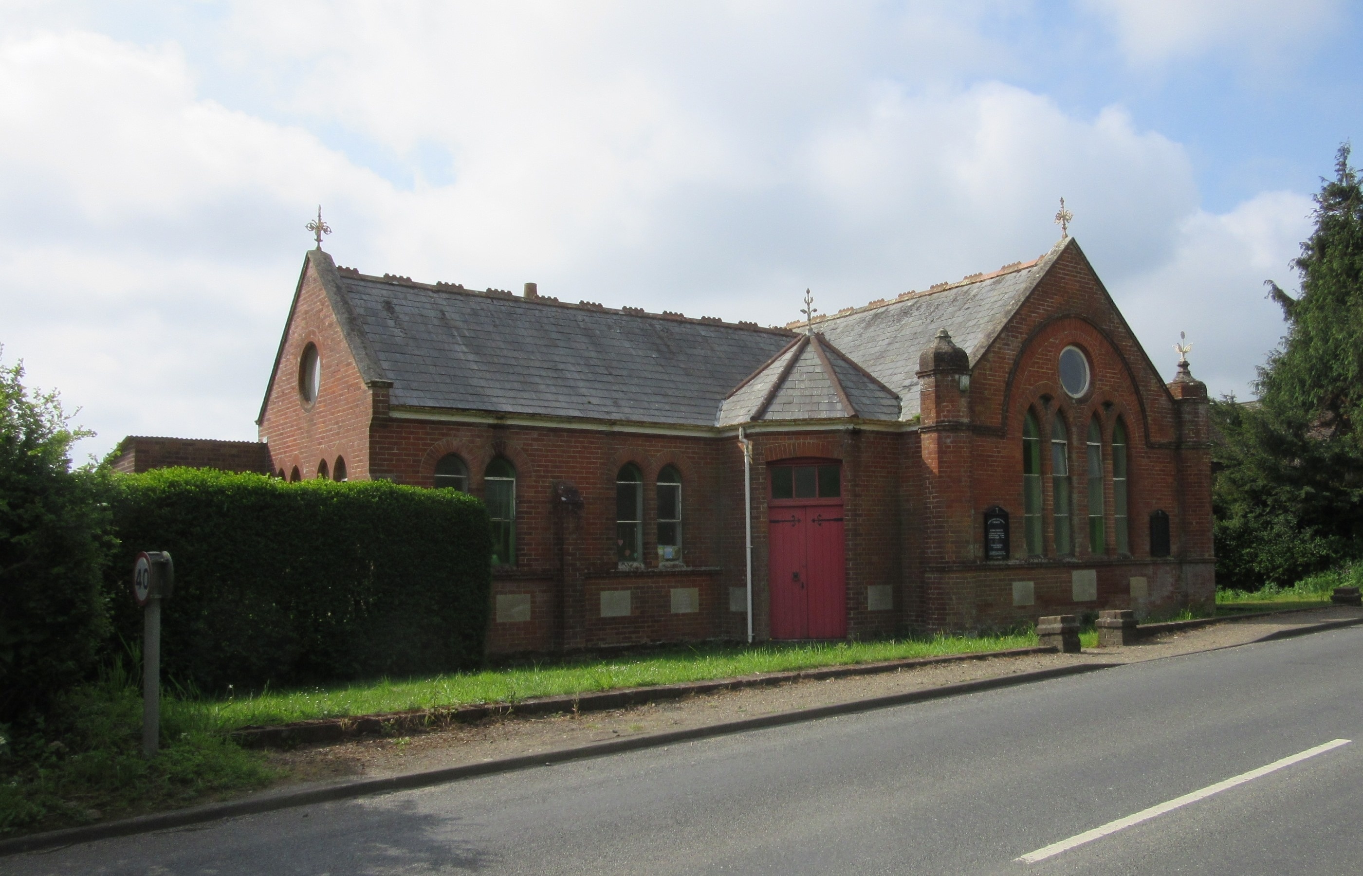 Bowcombe Methodist Church, Bowcombe Road, Bowcombe, Isle of Wight, England. Built in 1908 as a Bible Christian chapel.