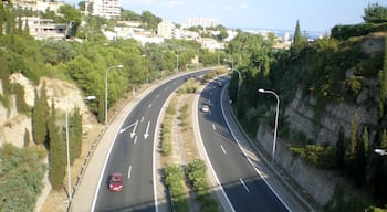 La autopista de Palmanova vista desde el puente elevado