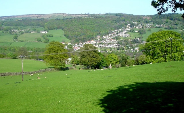 Northwood viewed from Pilhough Road Northwood on the A6 near Rowsley viewed from Pilhough Road.