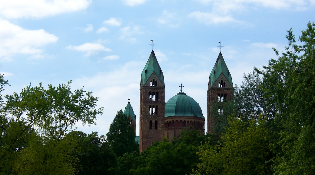 « Cathédrale de Speyer», photo de Dg-505 (CC BY) / rognée de l’originale