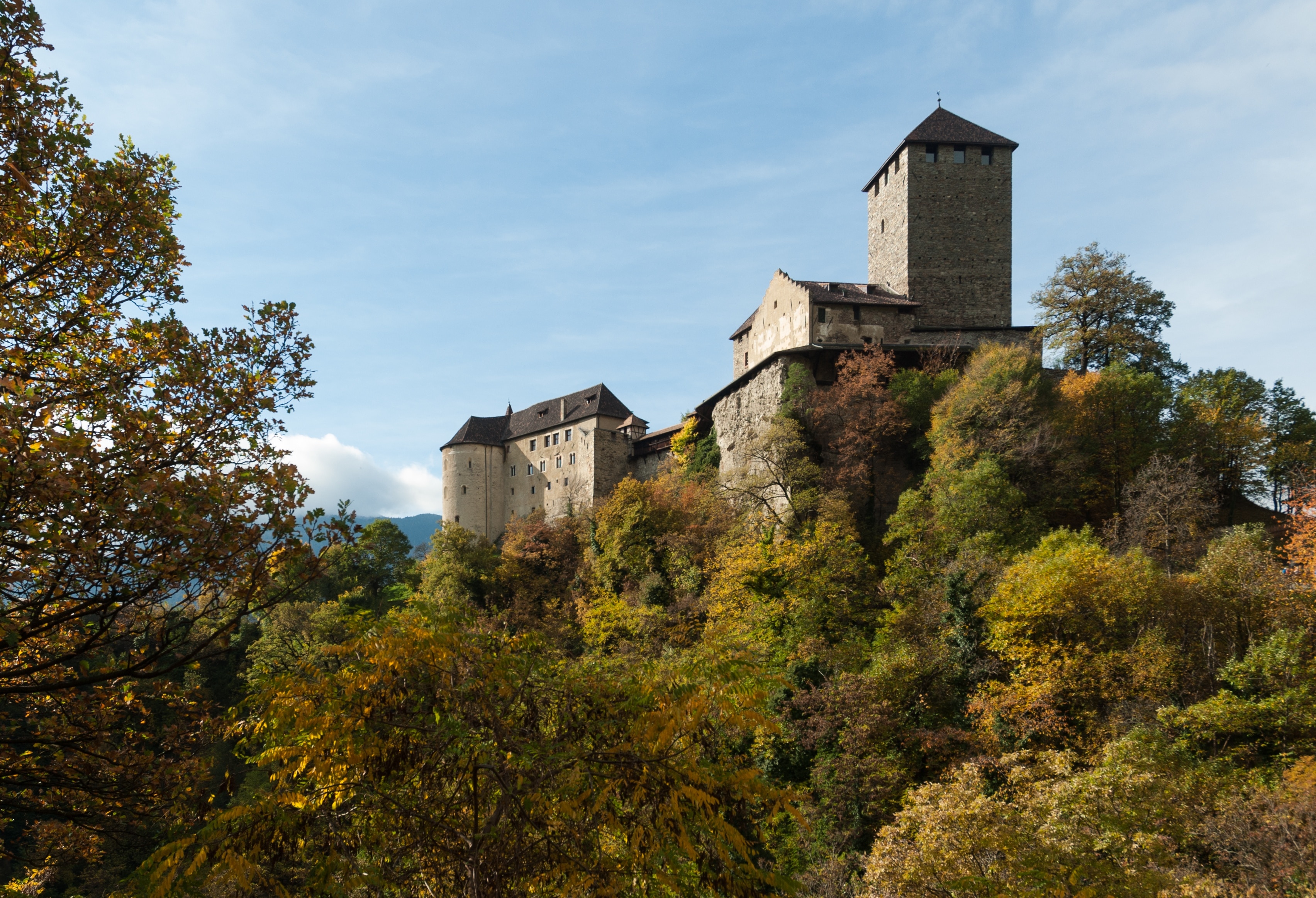Slottet Tirol, Tirolo, Trentino-Alto Adige, Italien