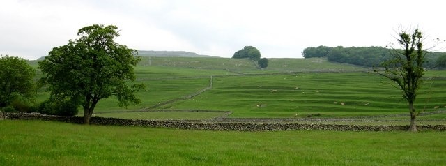 Ancient field systems and lynchets at Austwick