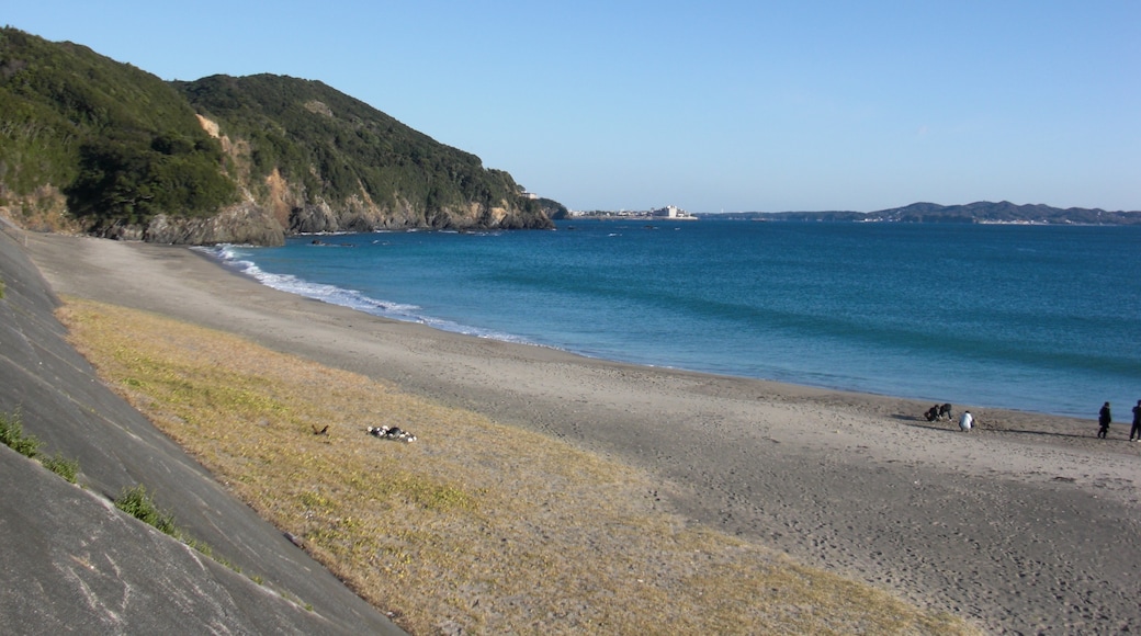 This is a landscape of Nambari Coastline Park, which is located in Hamajimacho-Nambari, Shima, Mie, Japan.