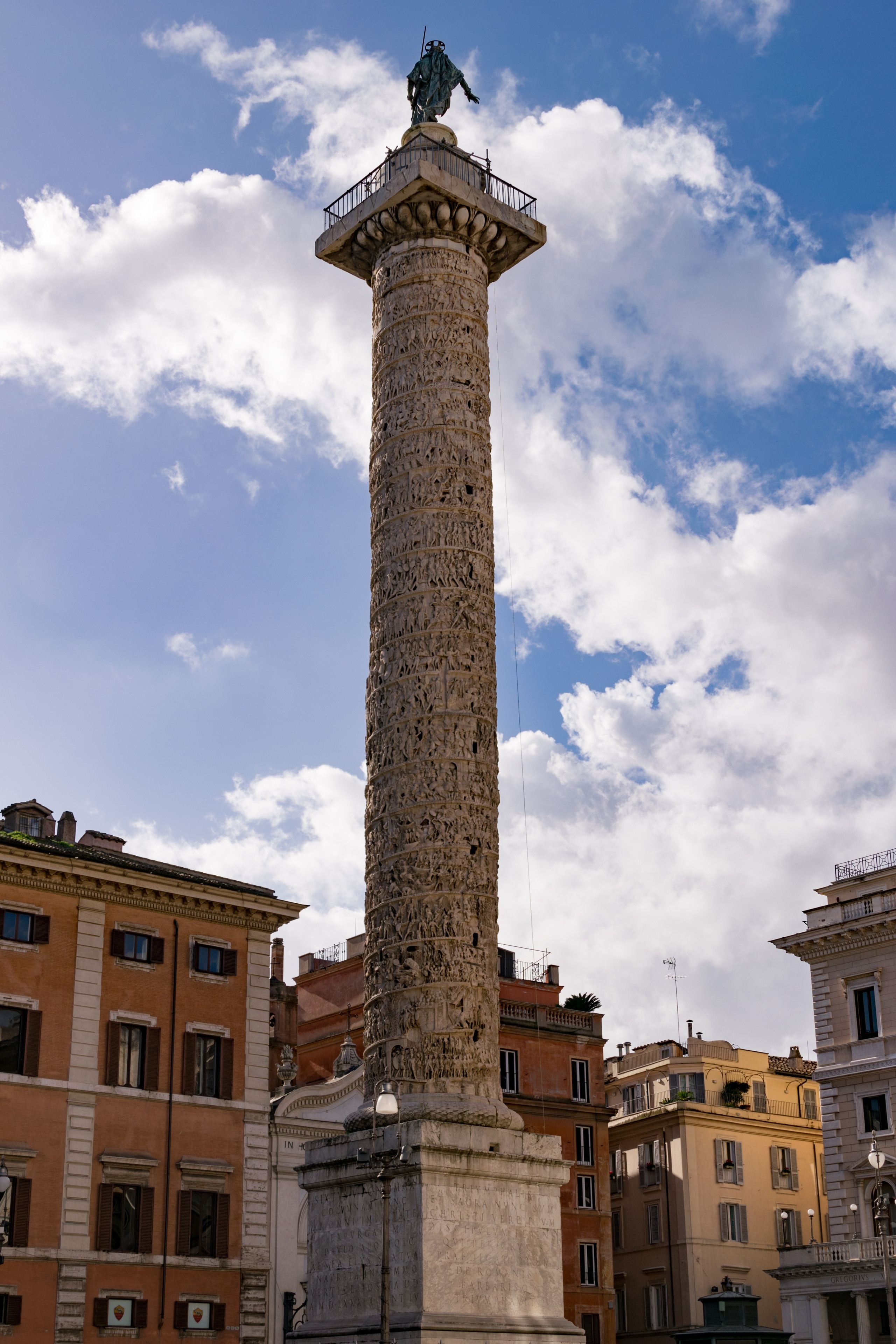 Kolumna Marka Aureliusza, Rzym, Lacjo, Włochy