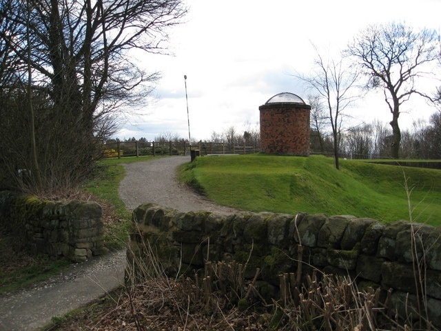 Milford Tunnel Air Shaft - On the edge of the Golf Course