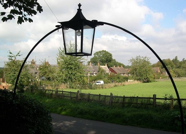 Melchbourne - View of Park Road from the Church