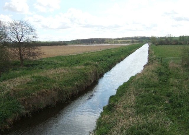 South Drain Looking down South Drain from near Ashcott Corner