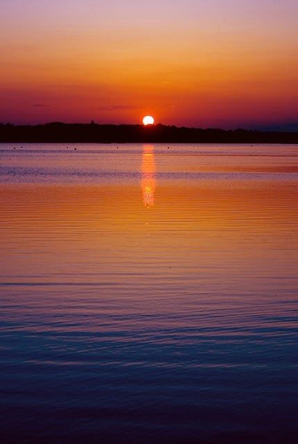 Strathclyde Loch Sunset Incredible sunset over Strathclyde Park, Motherwell.