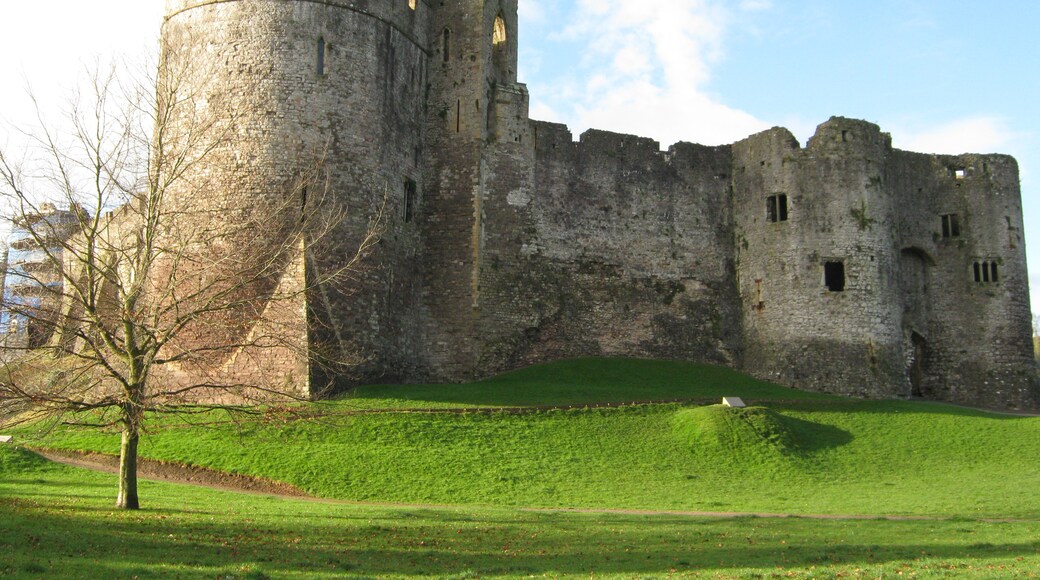 Photo "Chepstow Castle" by Robert Powell (CC BY-SA) / Cropped from original