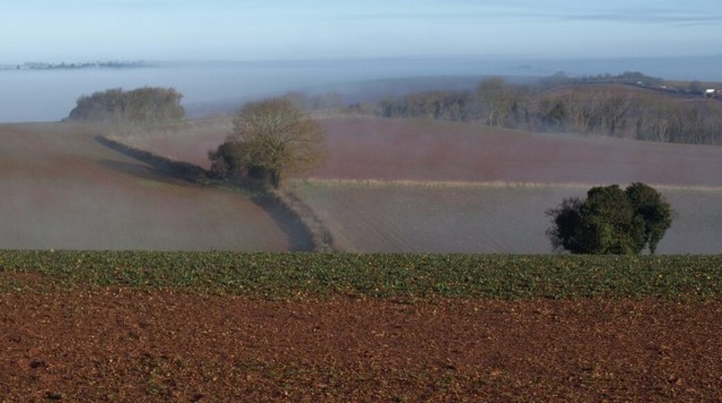 "Crediton Hamlets"-foto av Derek Harper (CC BY-SA) / Urklipp från original