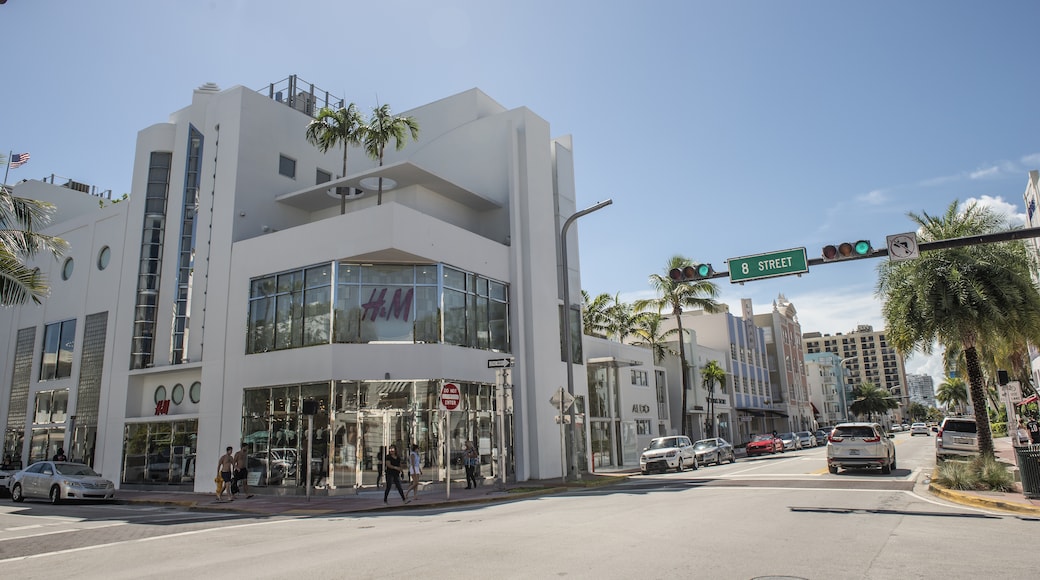 Collins Avenue kjøpesenter, Miami Beach, Florida, USA
