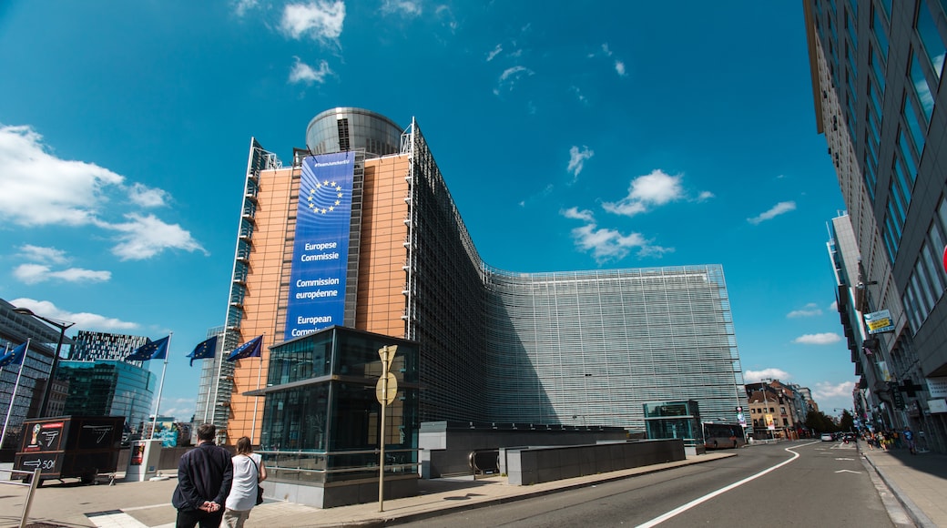 Sitz der Europäischen Kommission (Berlaymont-Gebäude), Brüssel, Region Brüssel-Hauptstadt, Belgien