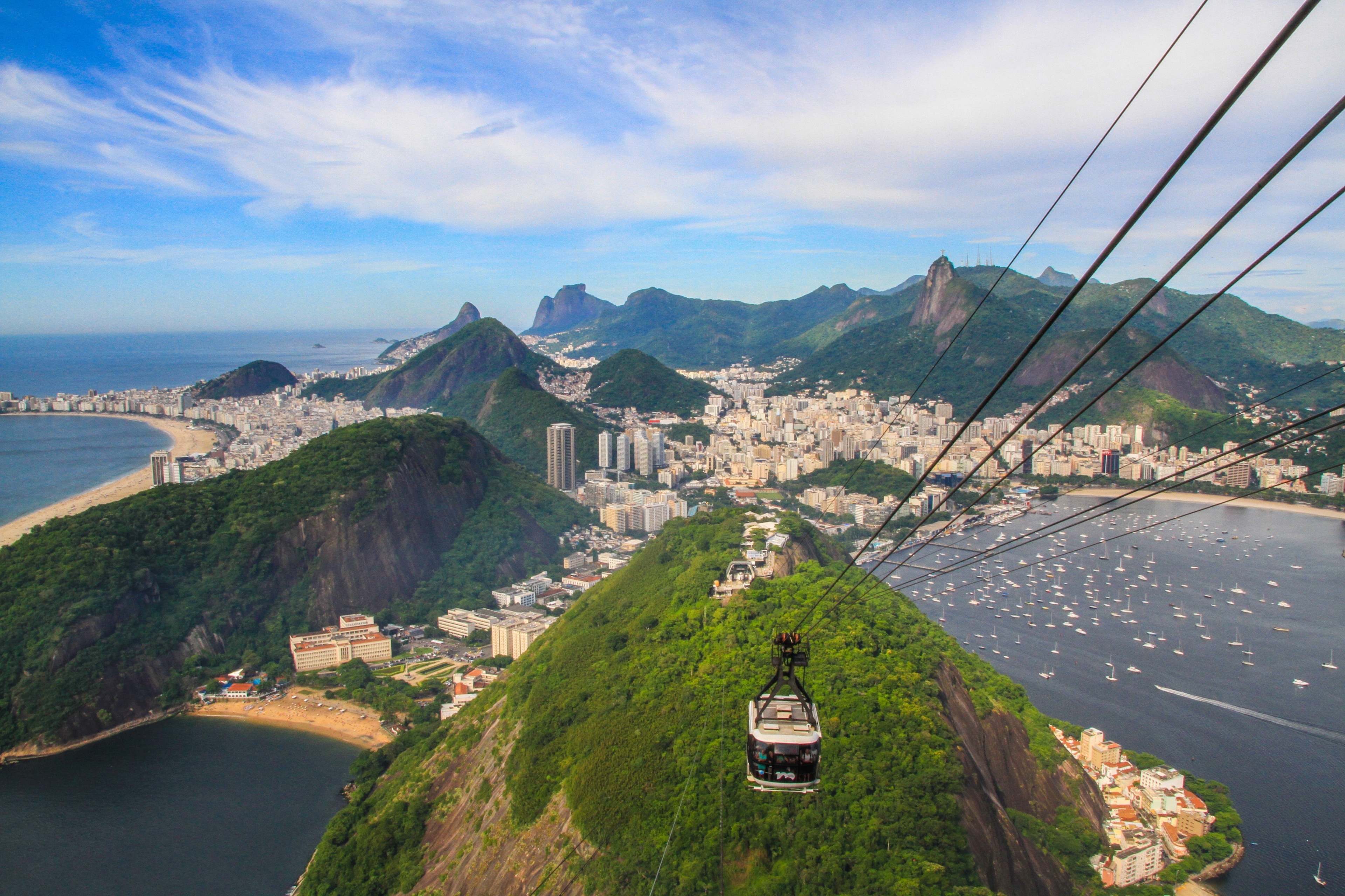 Restaurantes no bondinho do Rio de Janeiro