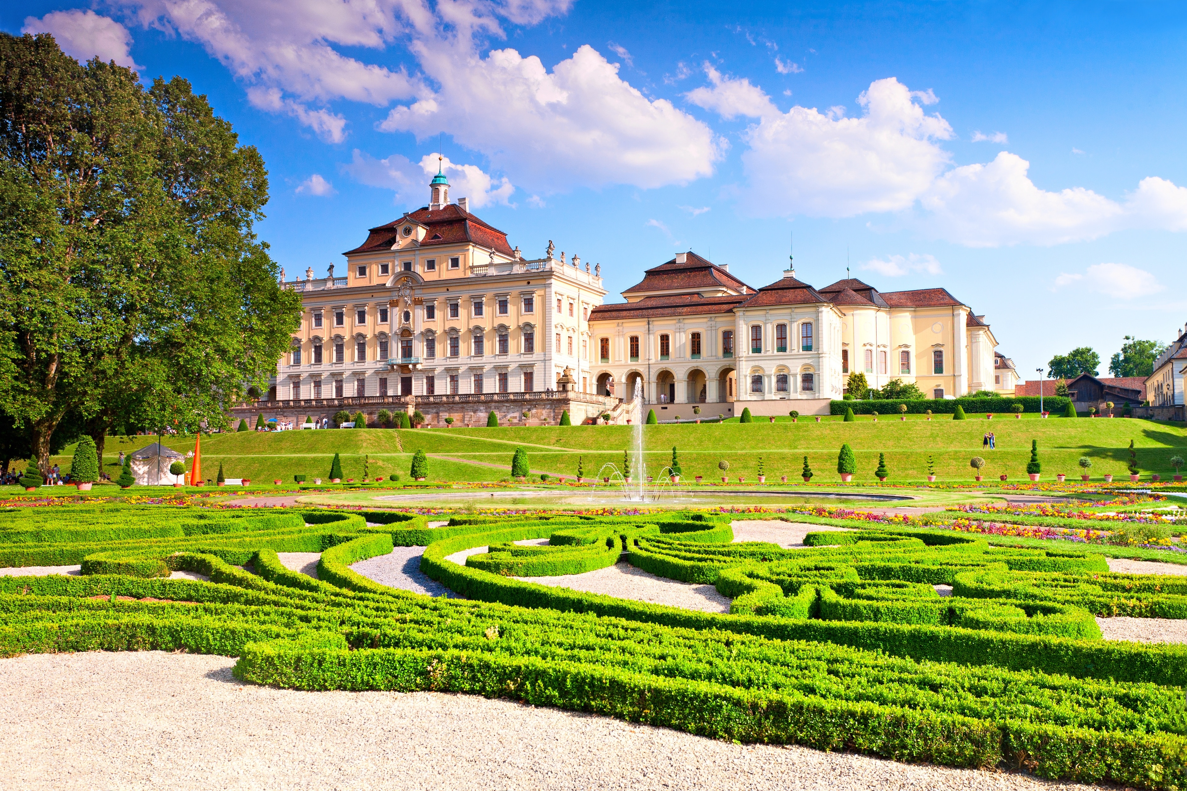 Ludwigsburg Palace In Stuttgart