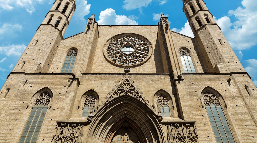 Basilica de Santa Maria del Mar, Barcelona, Cataluña, Spania
