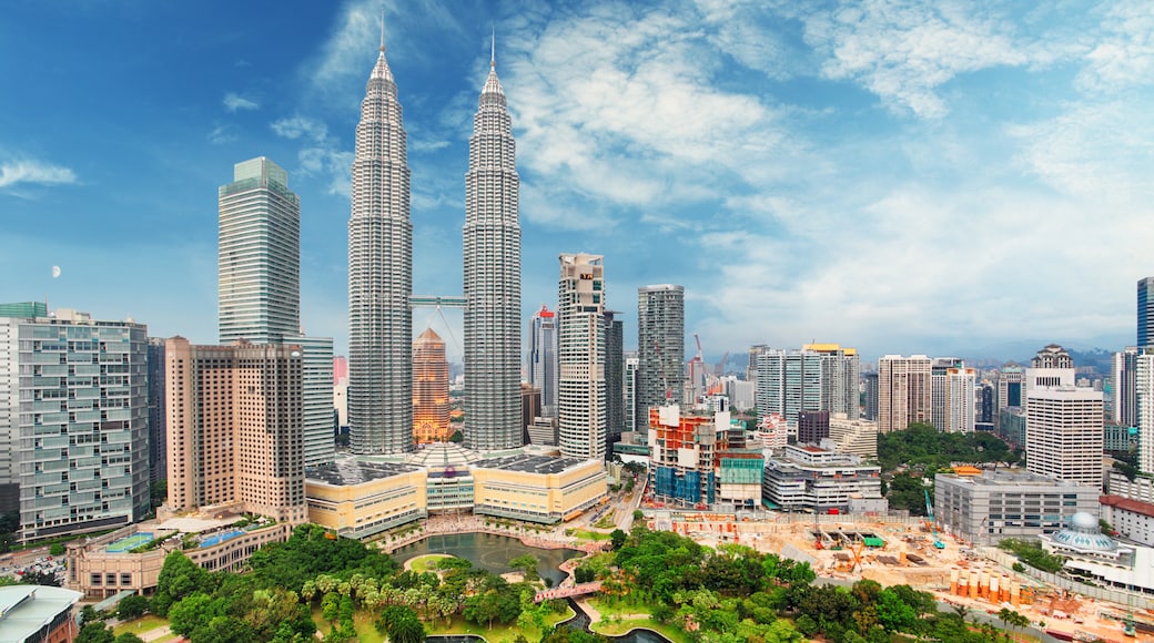 Petronas tvillingtårn, Kuala Lumpur, Kuala Lumpur føderale territorium, Malaysia