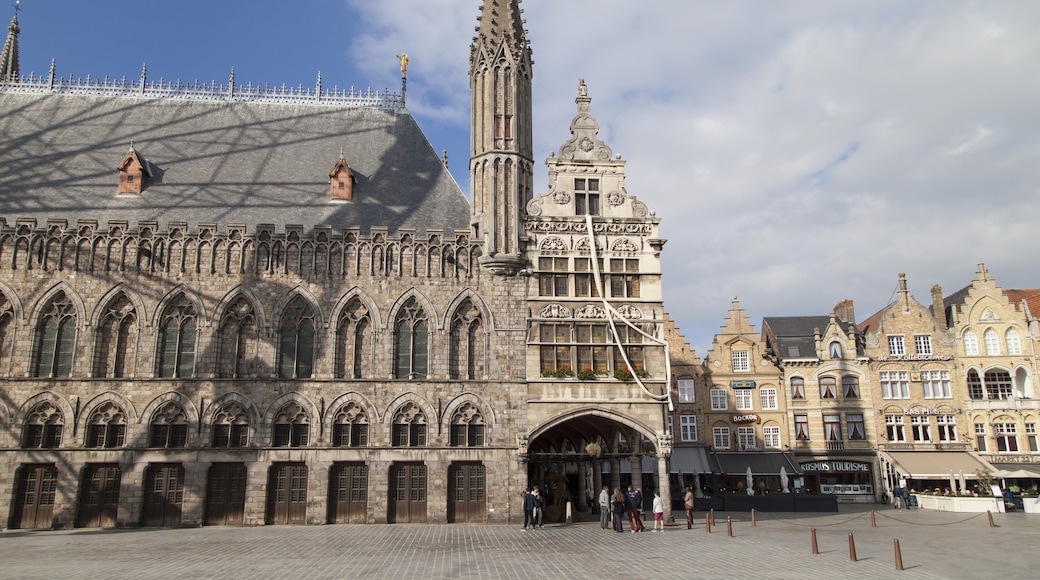 Ypres Market Square, Ypres, Flemish Region, Belgium