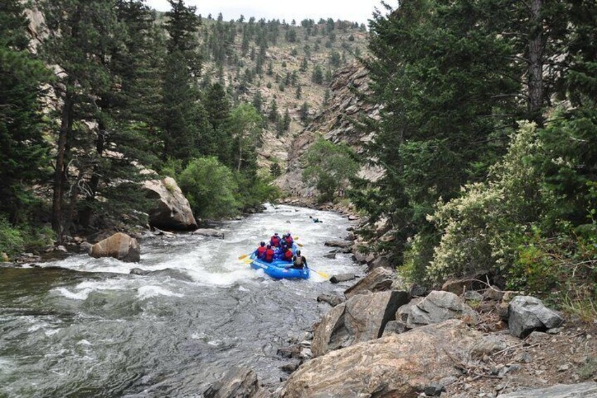 Advanced Whitewater Rafting in Clear Creek Canyon near Denver