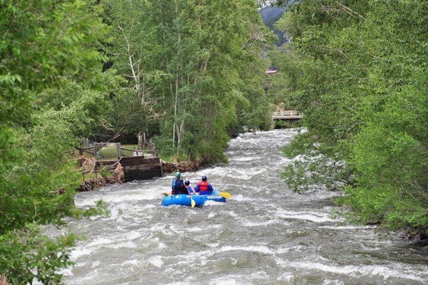 Beginner Whitewater Rafting on Historic Clear Creek Park