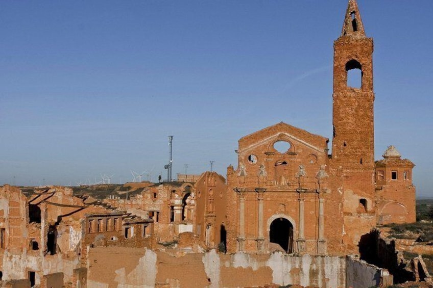 Olive Oil Tour and Visit to Belchite Old Town