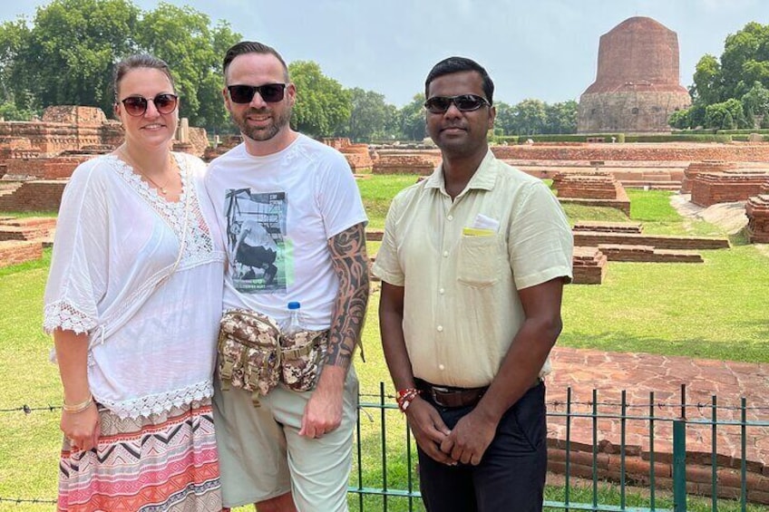 Sarnath, the place of first ceremon of Budhha.