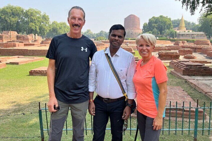 Sarnath, the place of first ceremon of Budhha.