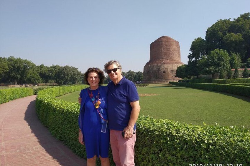 Sarnath, the place of first ceremon of Budhha.