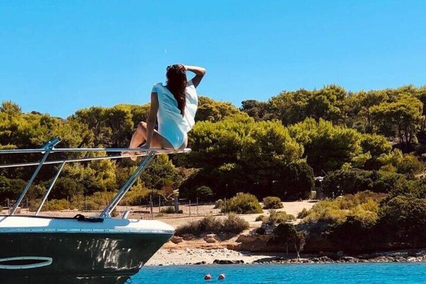 Blue & Green cave tour with yacht from town Hvar