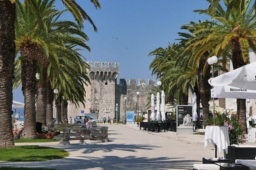 Trogir Old Town & Klis Fortress from Split